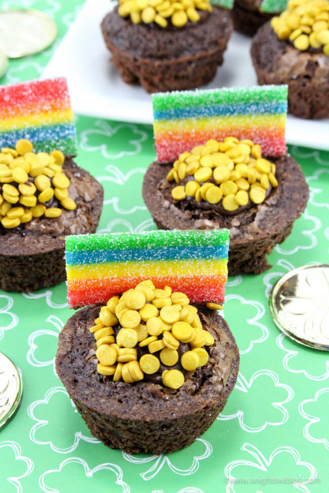 St. Patrick’s Day Brownie Treats