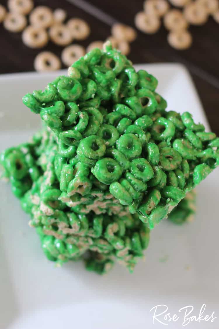 St. Patrick's Day Cheerios Cereal Bars
