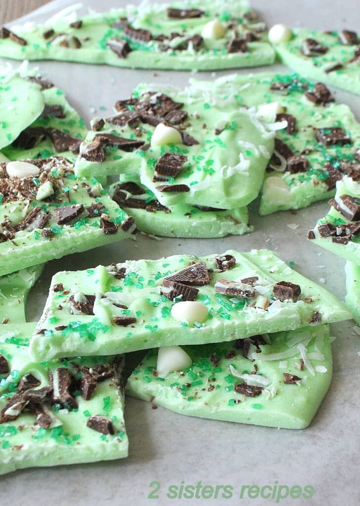 St. Patrick's Day Green Chocolate Bark