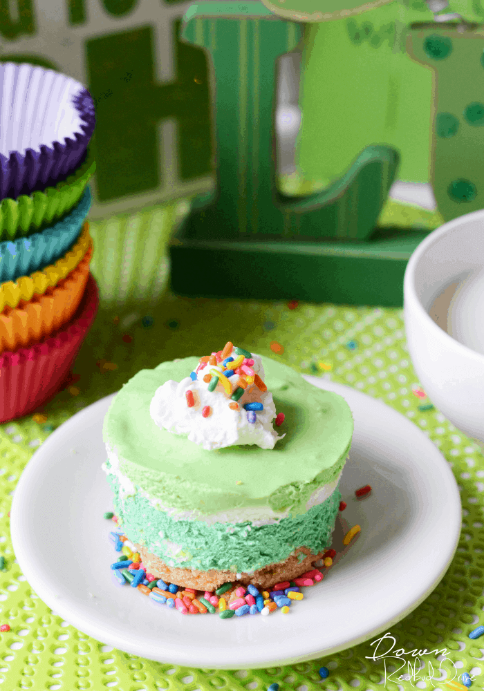 St. Patrick’s Day No Bake Cheesecake
