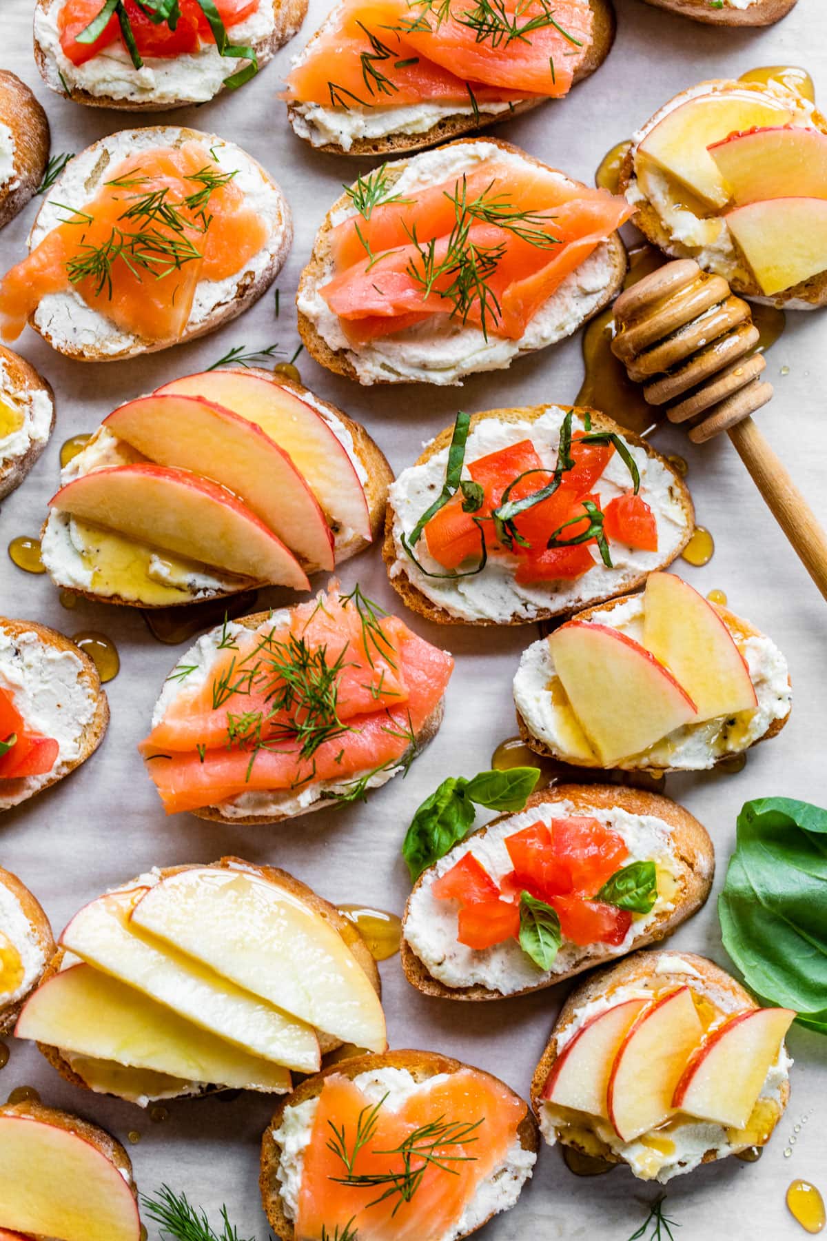 Whipped Feta Crostini