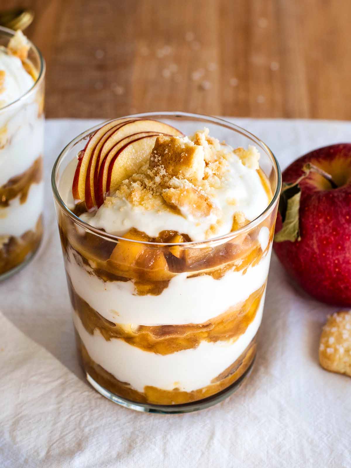 Caramelized Apple Yogurt Parfaits