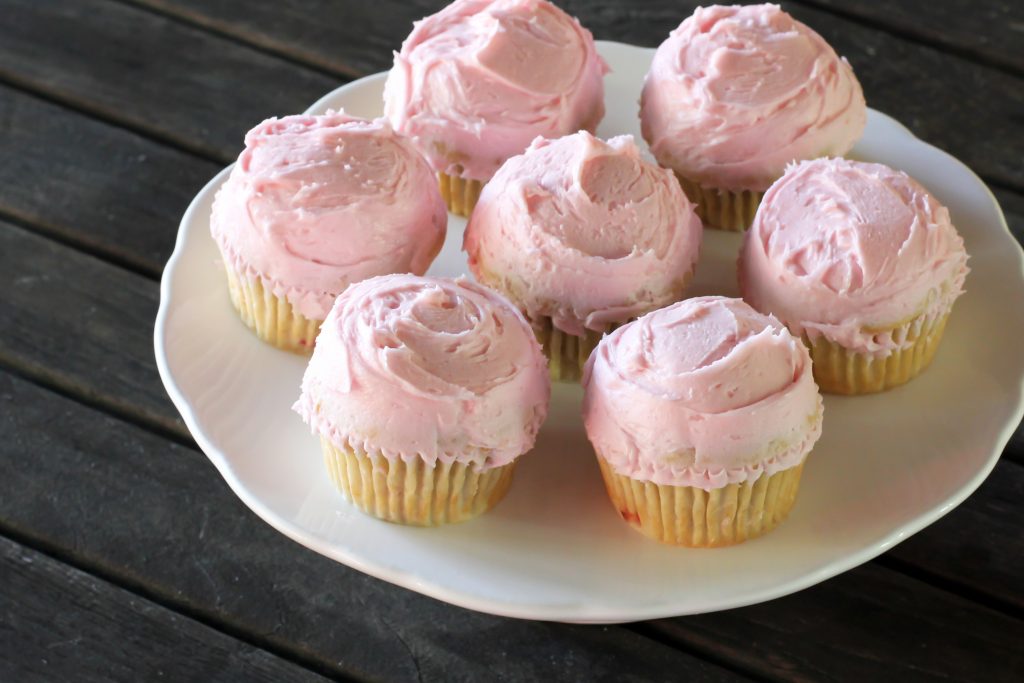 Rhubarb Cupcakes