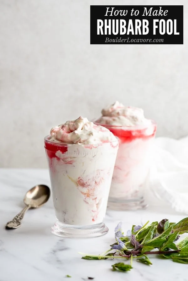 Rhubarb Fool
