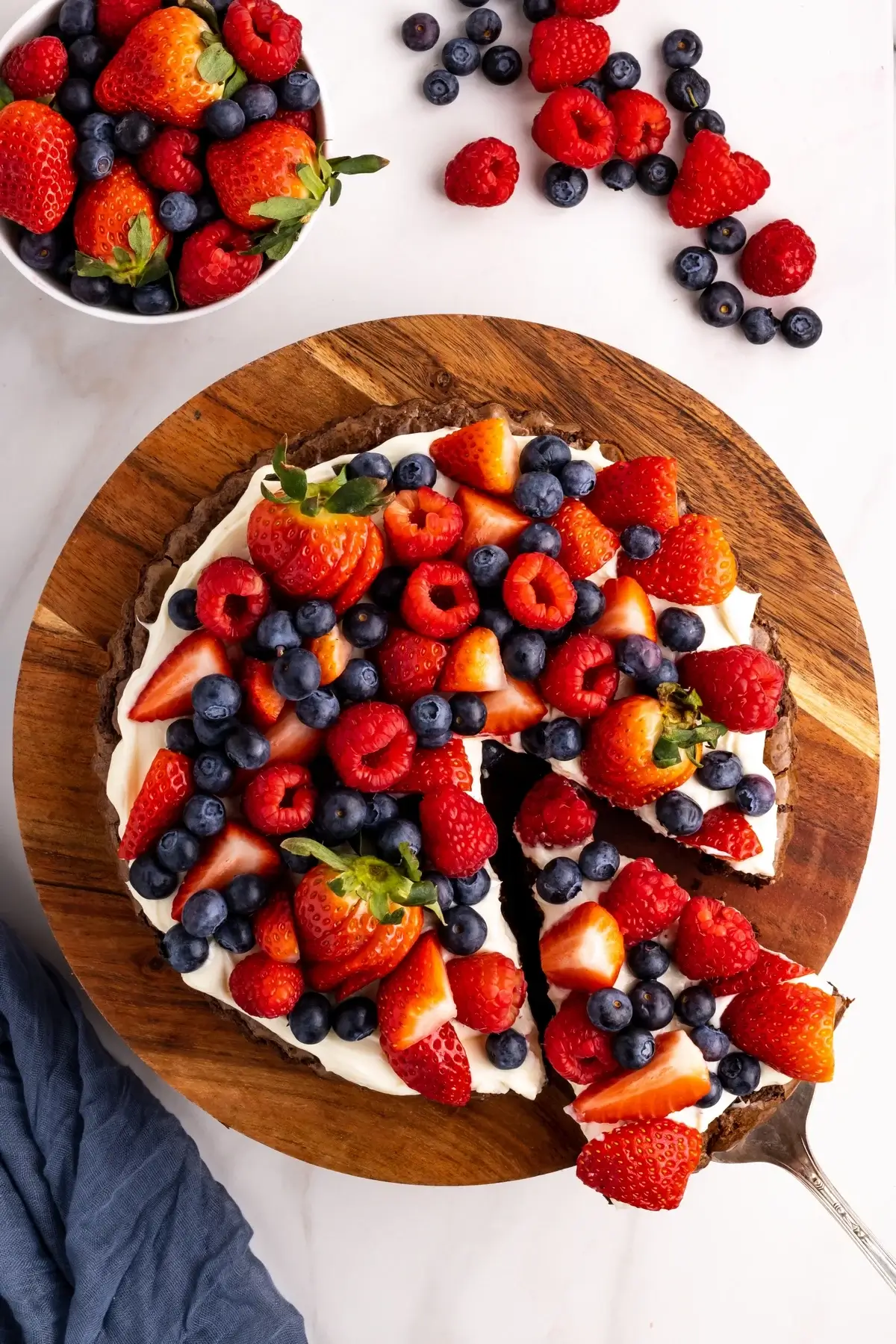 Brownie Fruit Pizza