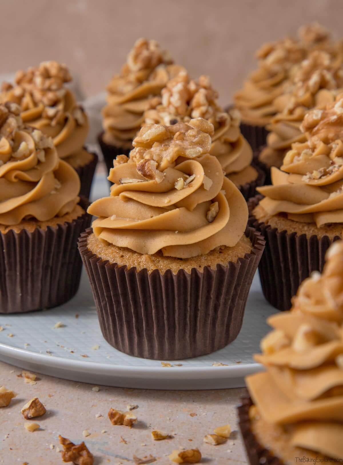Coffee & Walnut Cupcakes