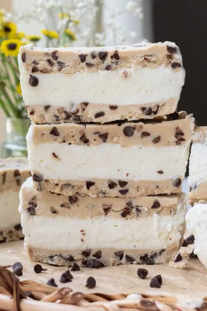 Cookie Dough Ice Cream Sandwiches