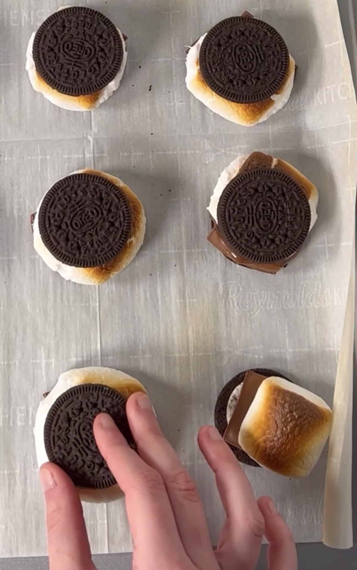 Easy 3-Ingredient Oreo S'mores In The Oven