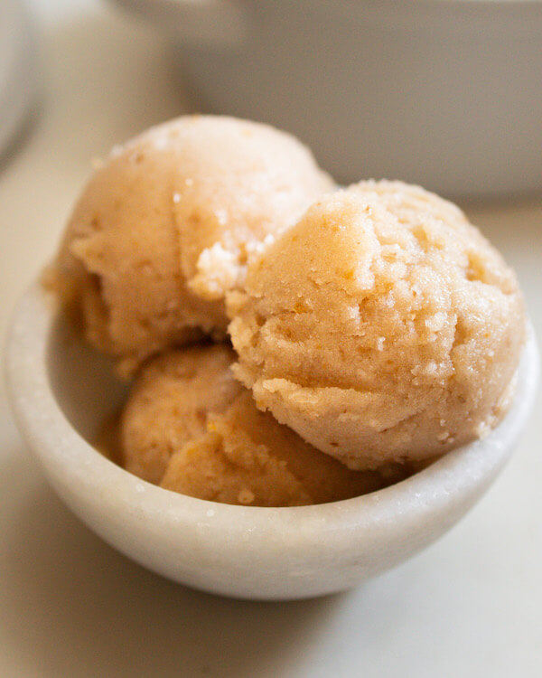 Easy Pear Sorbet