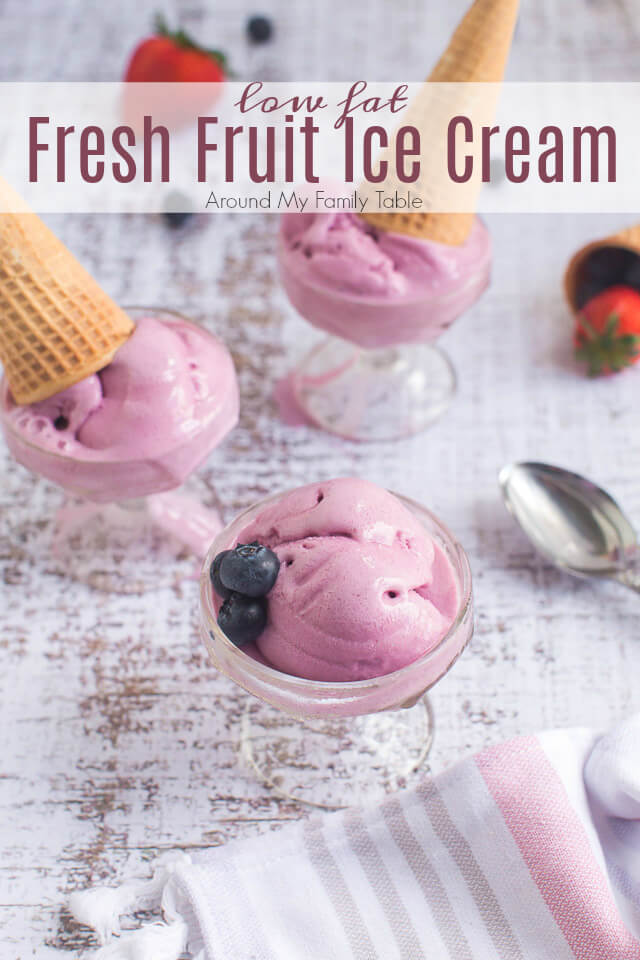Fresh Fruit Ice Cream
