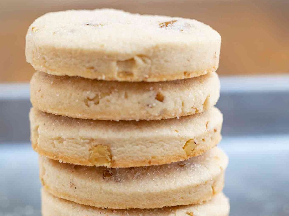 German Walnut Shortbread Cookies