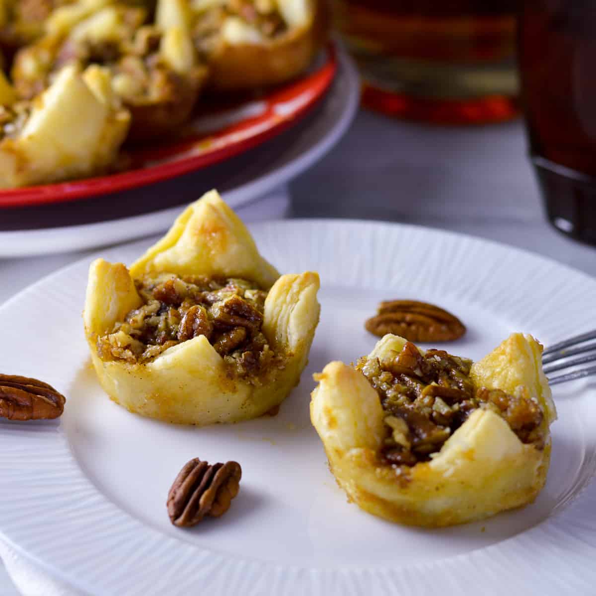 Maple-Bourbon Pecan Pie Puffs
