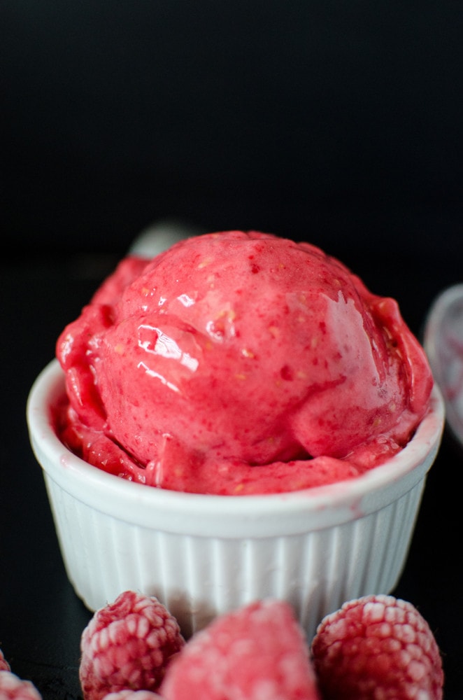 No Churn Easy Fruit Sorbet