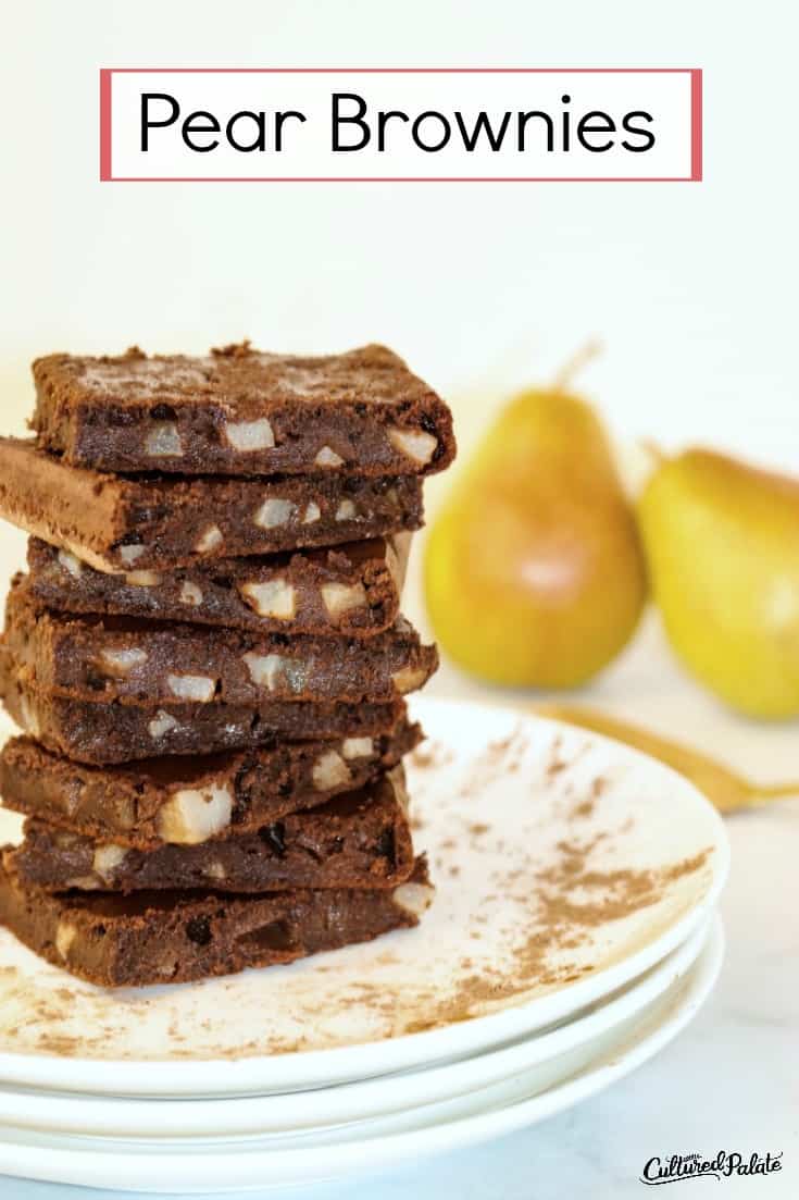 Pear Brownies