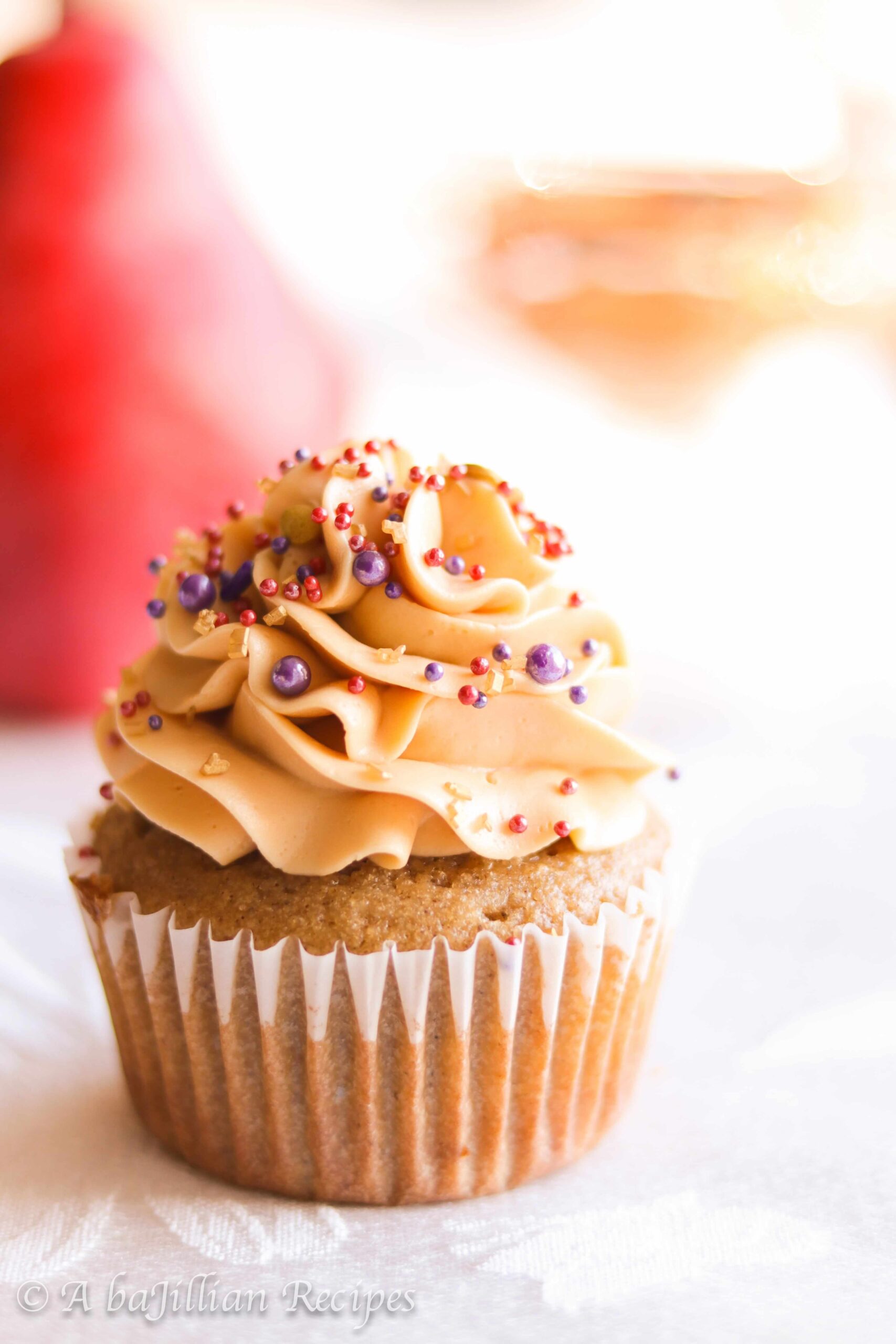 Pear Dulce De Leche Cupcakes