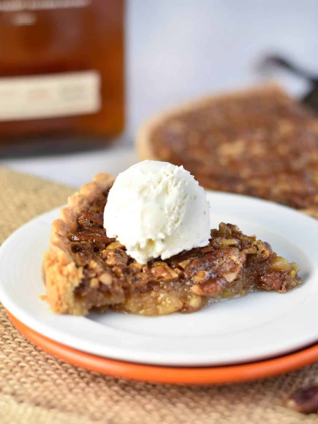 Pecan Tart With Orange And Bourbon