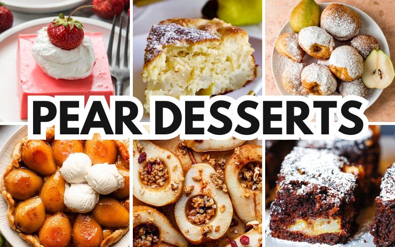 pear desserts
