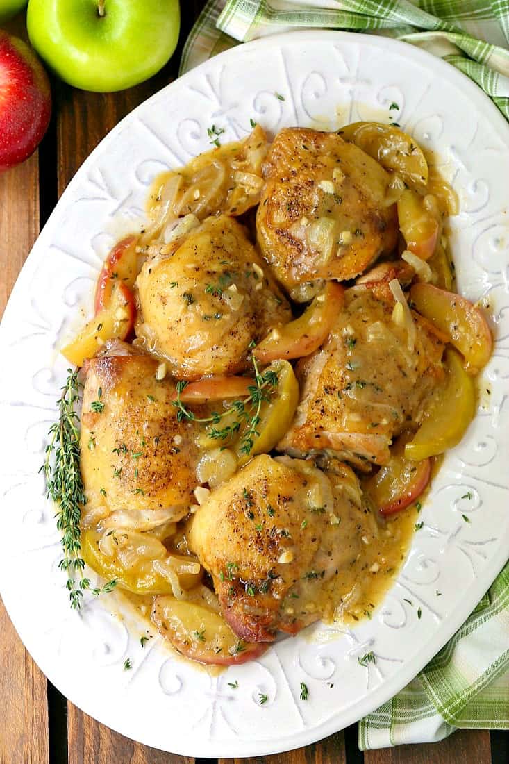 Apple Cider Chicken Thighs