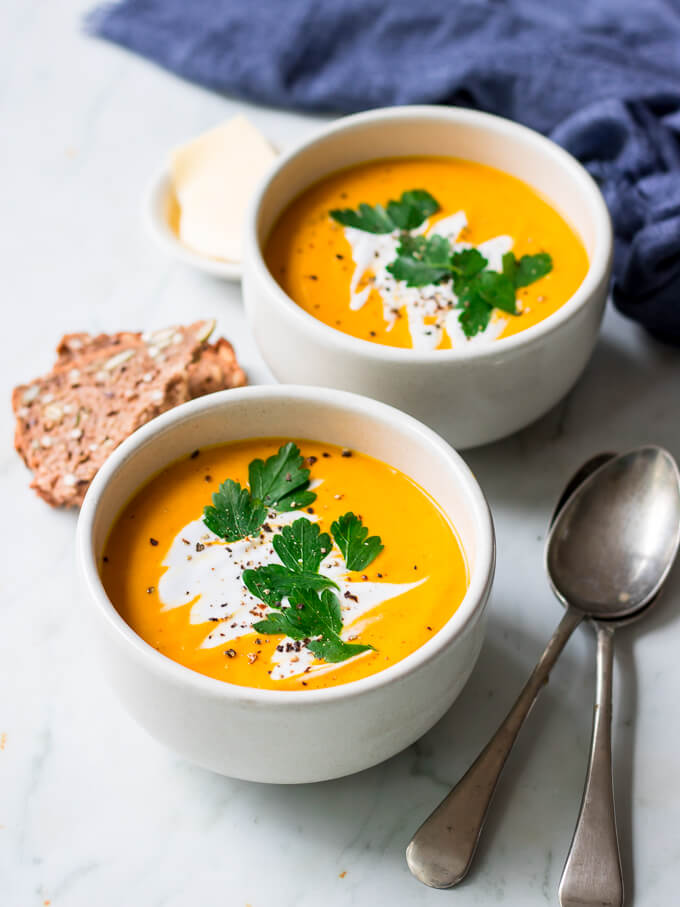 Coconut and Ginger Pumpkin Soup