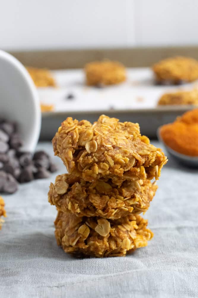 Easy No Bake Pumpkin Cookies