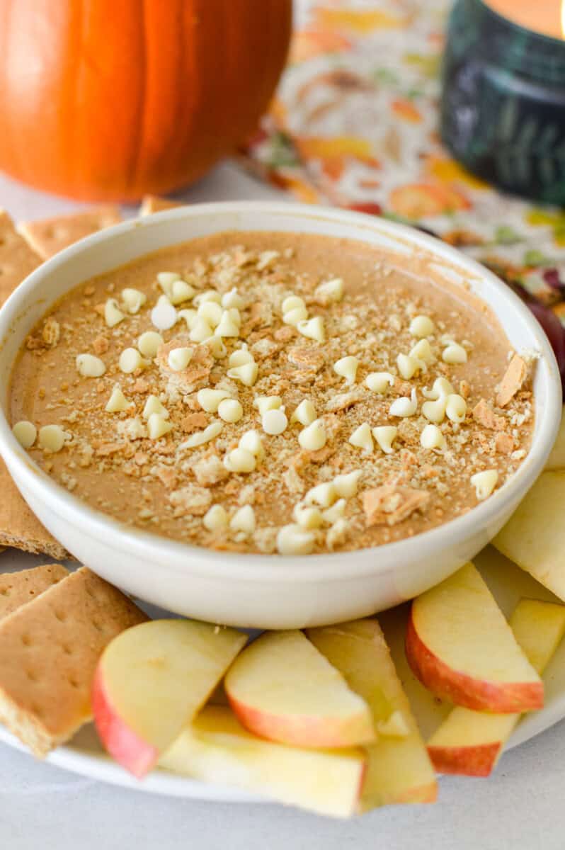 Higher Protein Pumpkin Pie Cream Cheese Dip