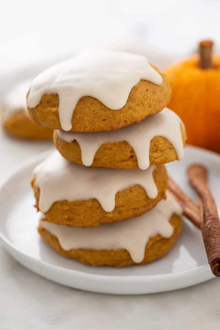 Iced Pumpkin Cookies
