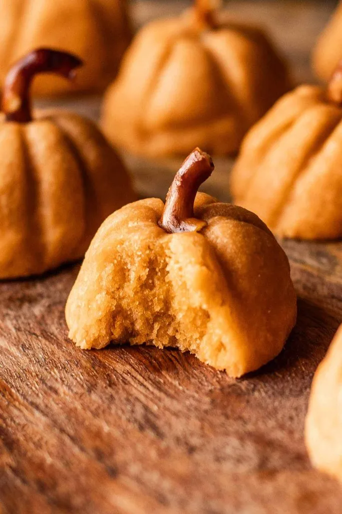Mini Pumpkin Shaped Cookies
