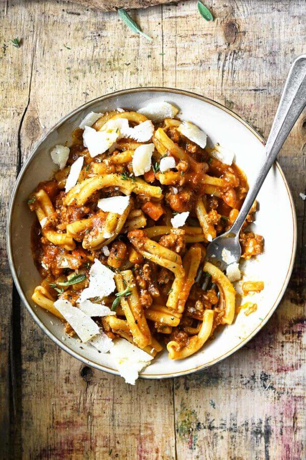 Pumpkin Beef Bolognese