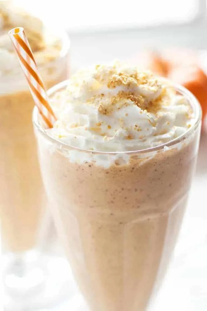 Pumpkin Pie Milkshakes