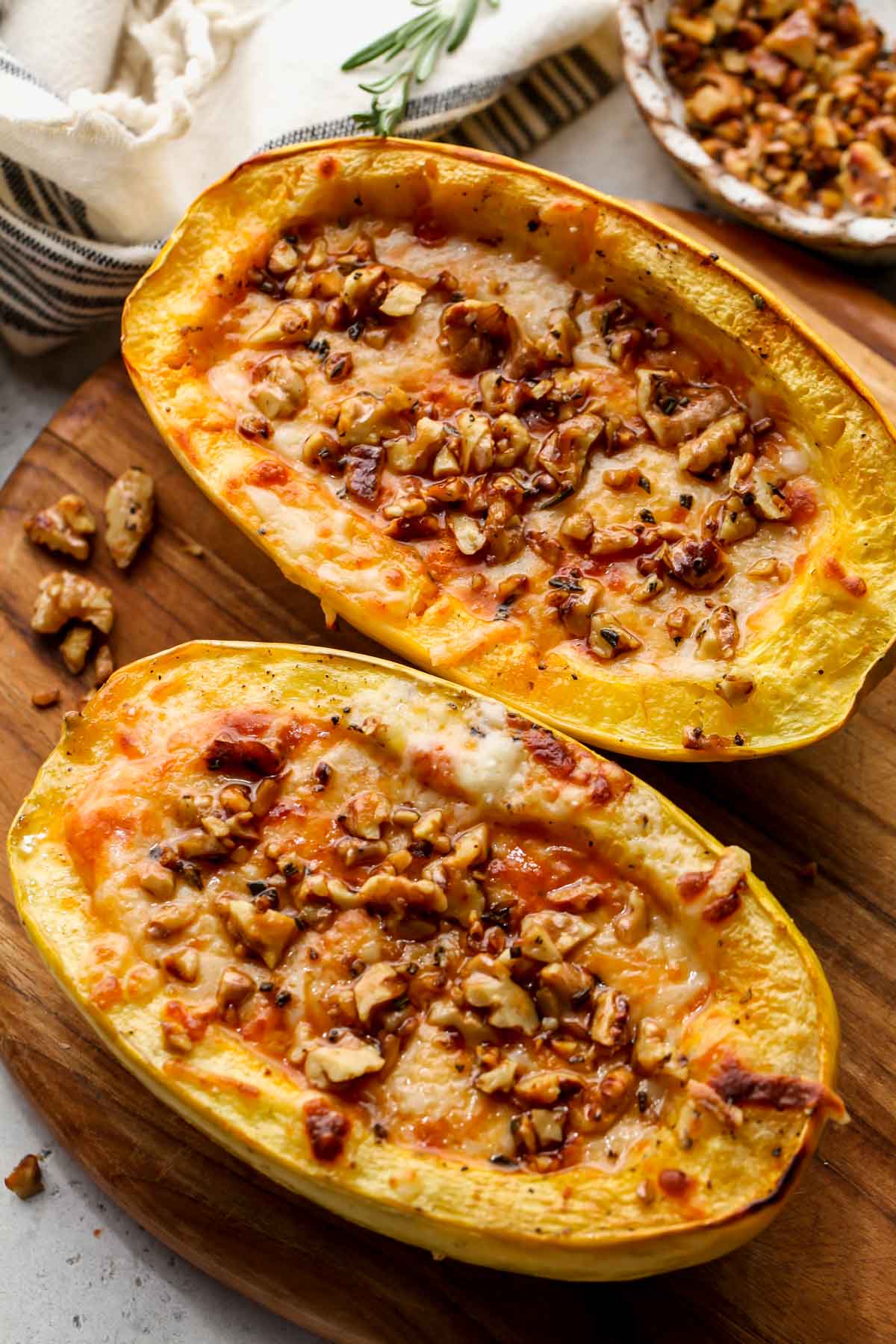Spaghetti Squash with Pumpkin Pasta Sauce
