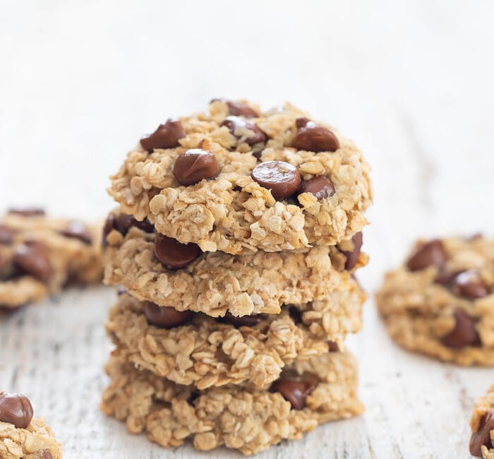 3 Ingredient Apple Chocolate Chip Cookies