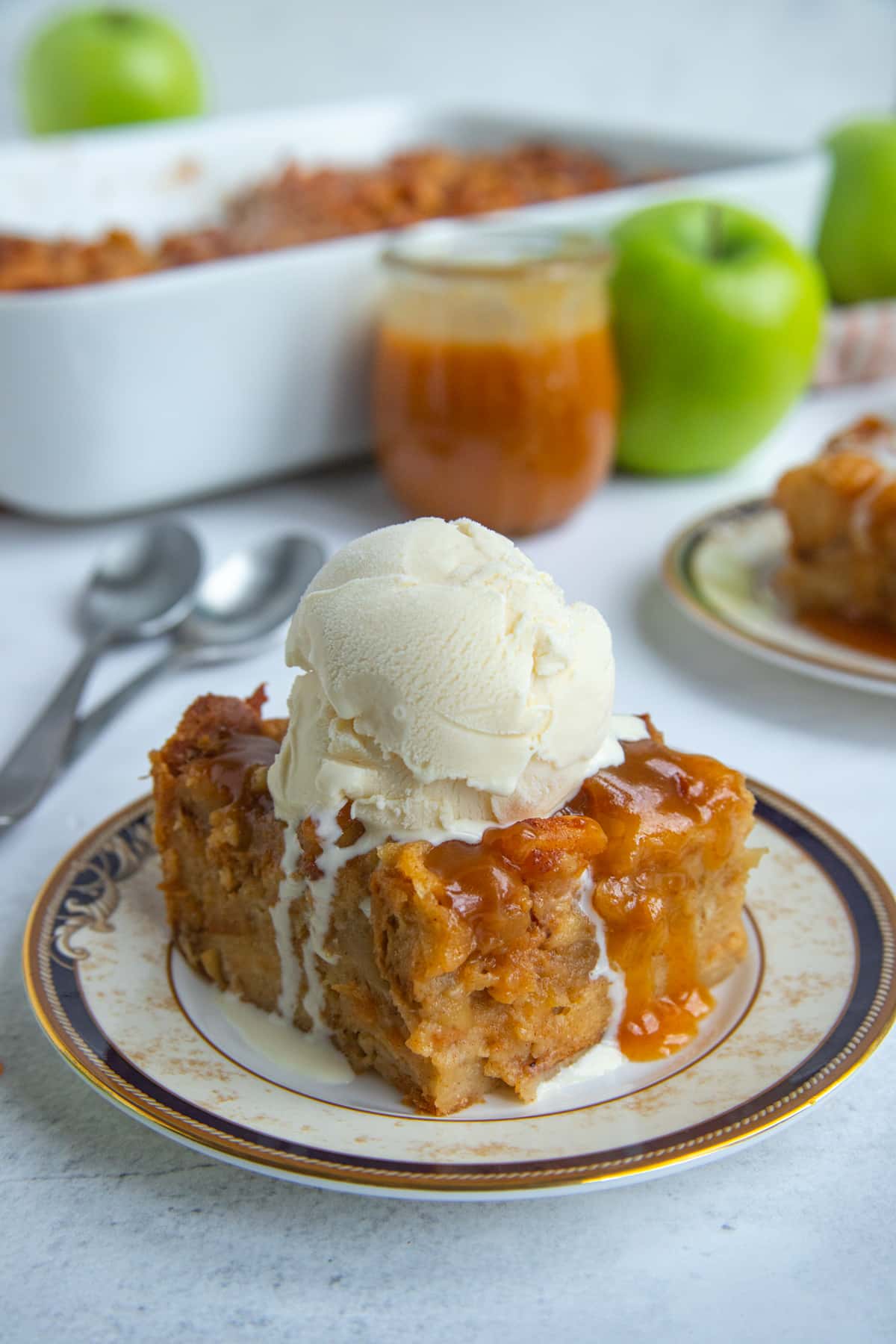 Apple Bread Pudding