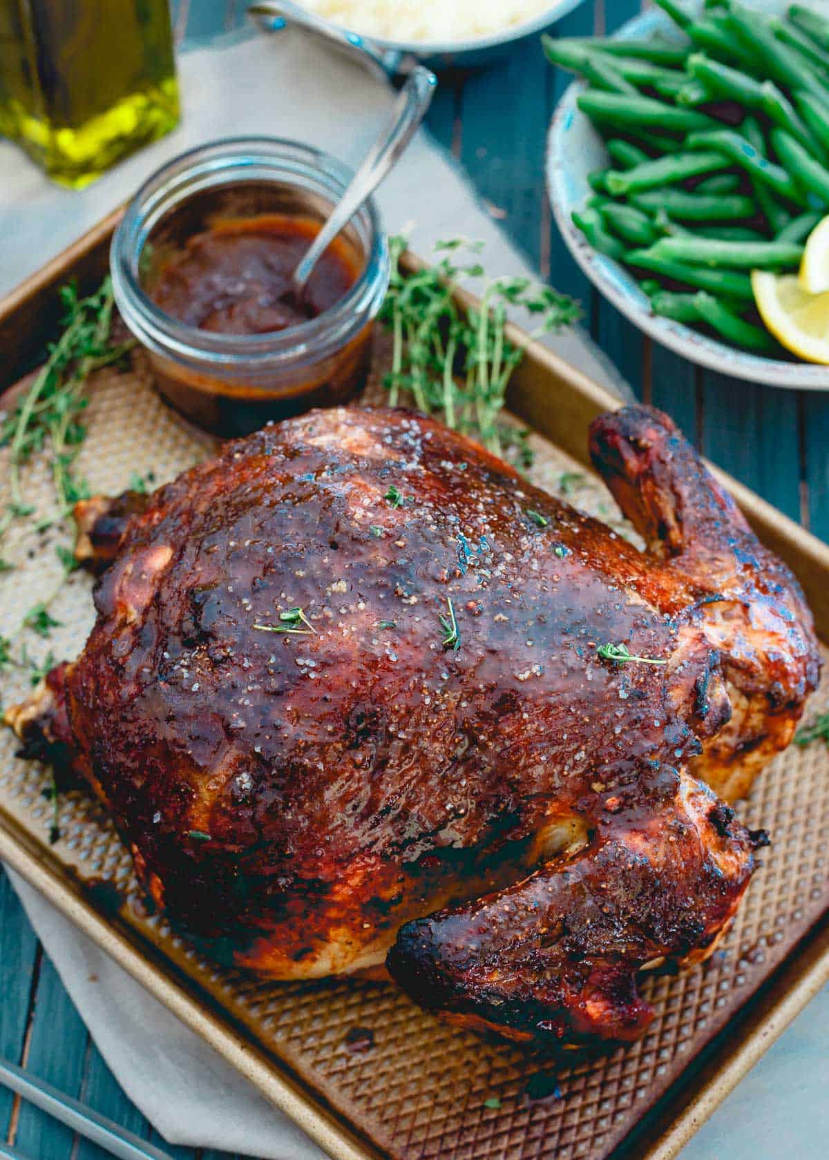 Apple Butter Roasted Chicken