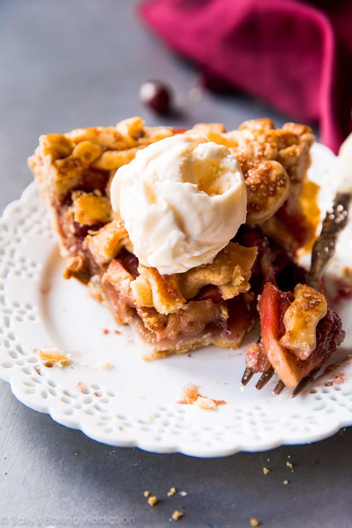 Apple Cranberry Pie