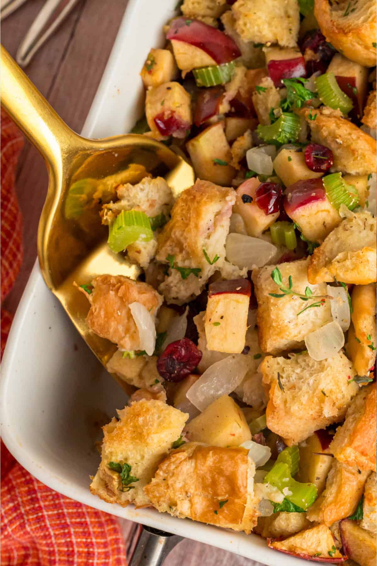 Apple Cranberry Stuffing