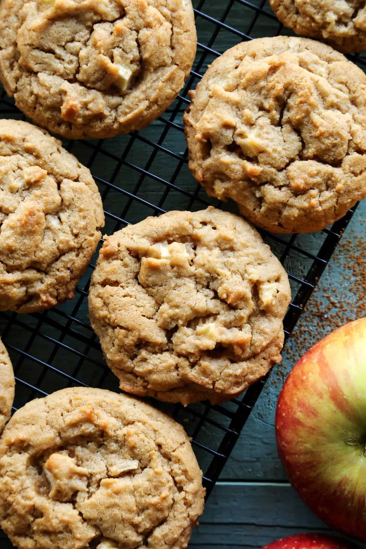 Apple Peanut Butter Cookies