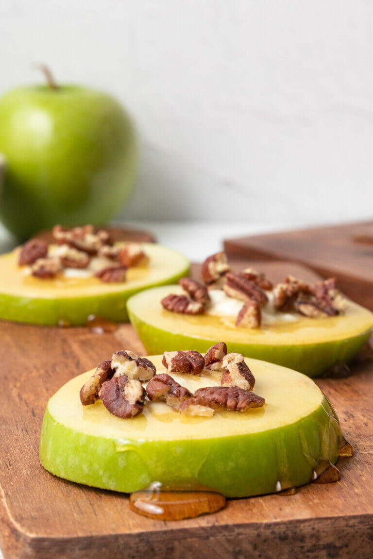 Apple and Honey Goat Cheese Appetizer