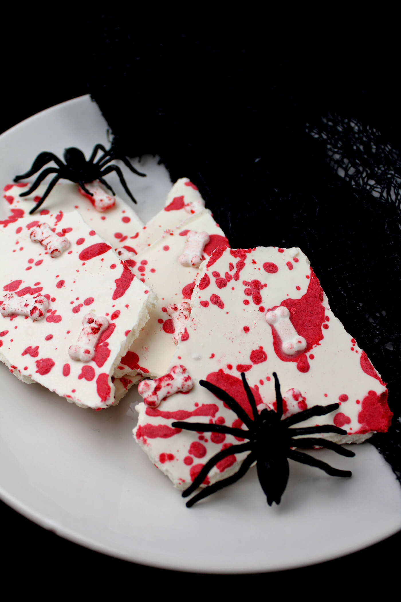 Bloody Delicious Bones Halloween Bark