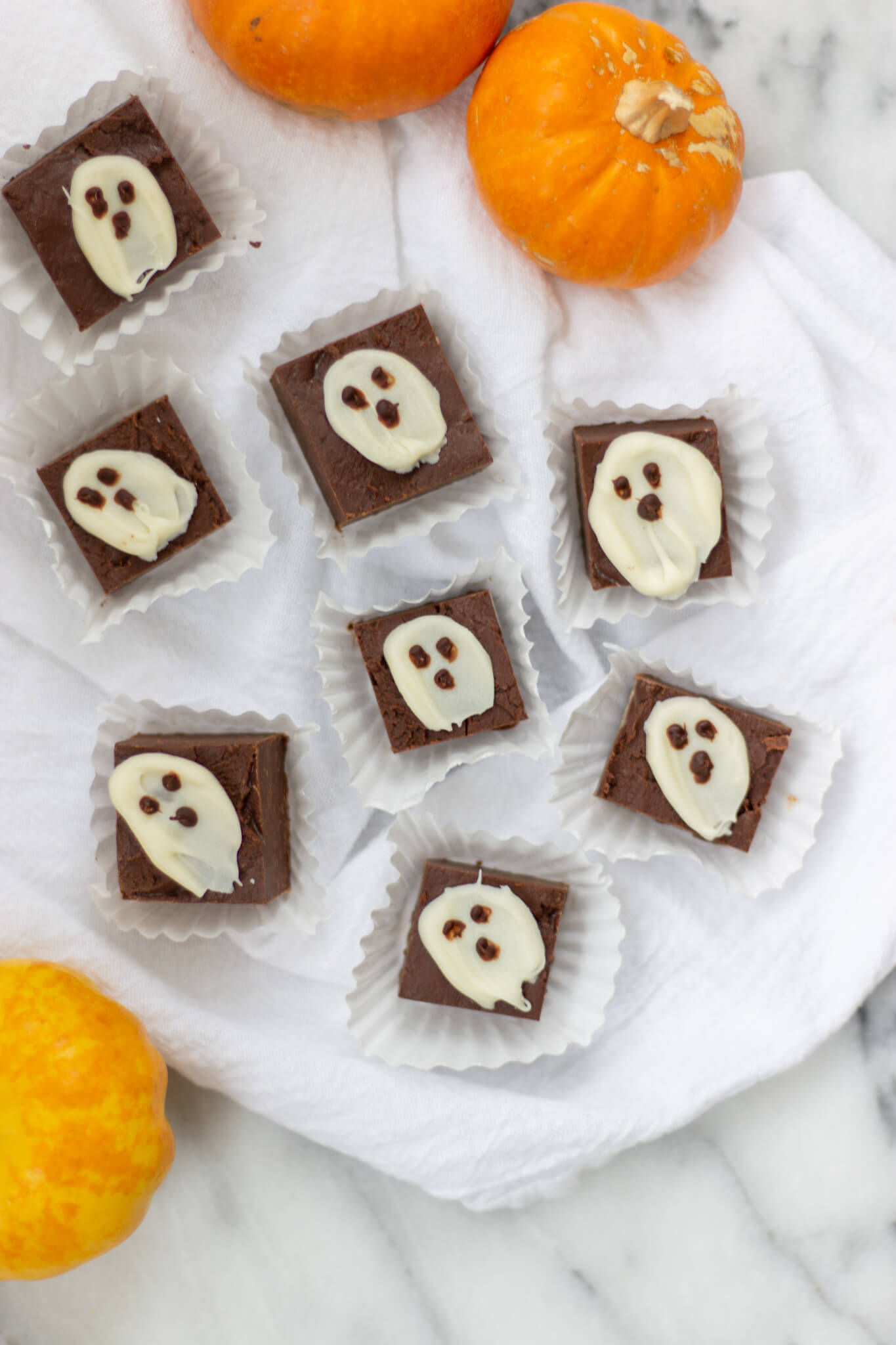Boo Halloween Chocolate Fudge