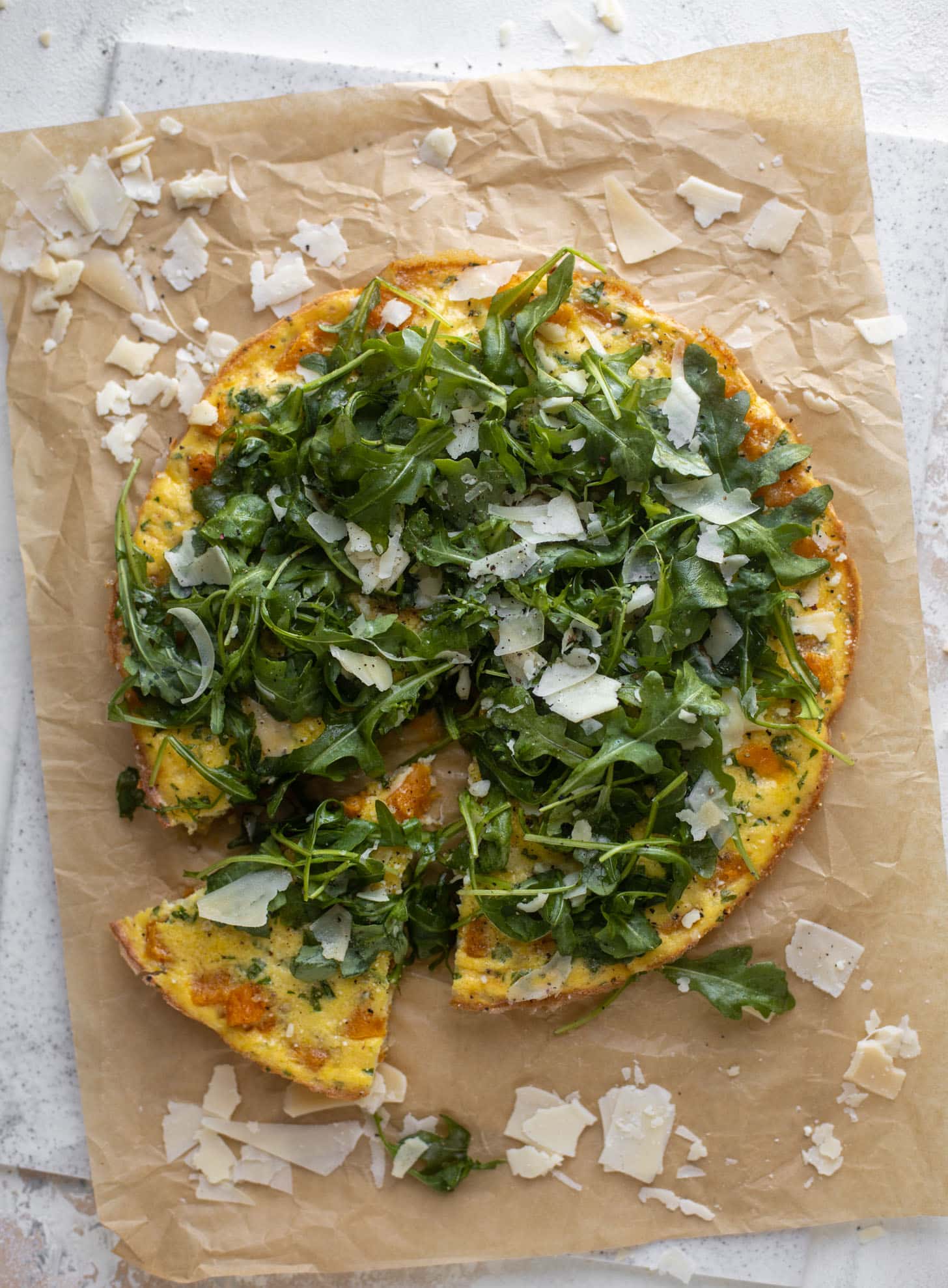 Butternut Squash Parmesan Frittata