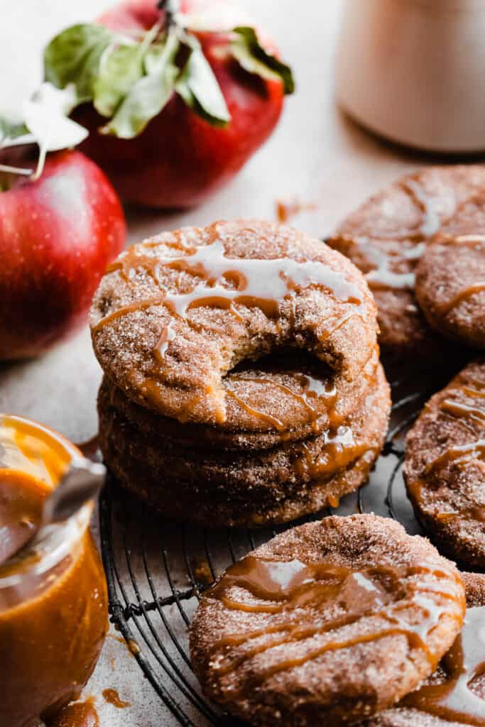 Caramel Apple Cider Cookies