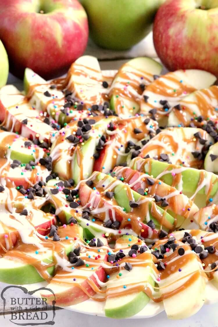 Caramel Apple Nachos