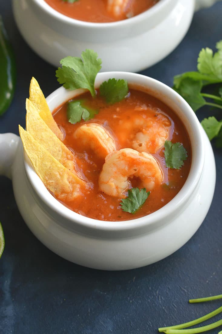 Chipotle Shrimp Taco Soup