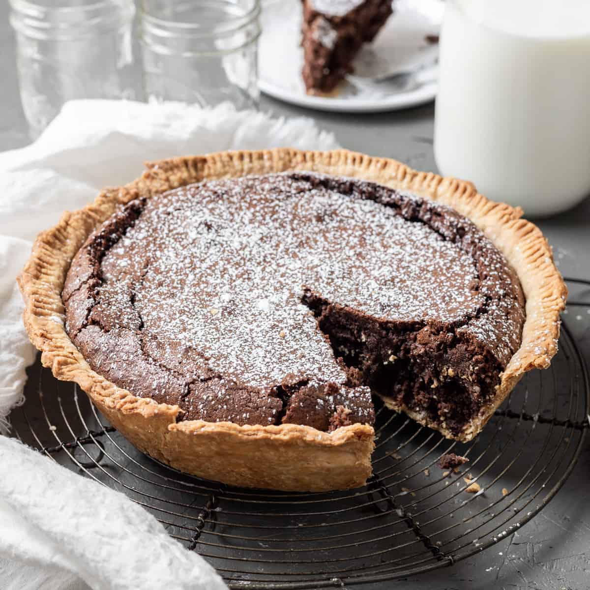 Chocolate Brownie Pie