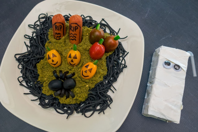 Creepy Graveyard Halloween Pasta Recipe