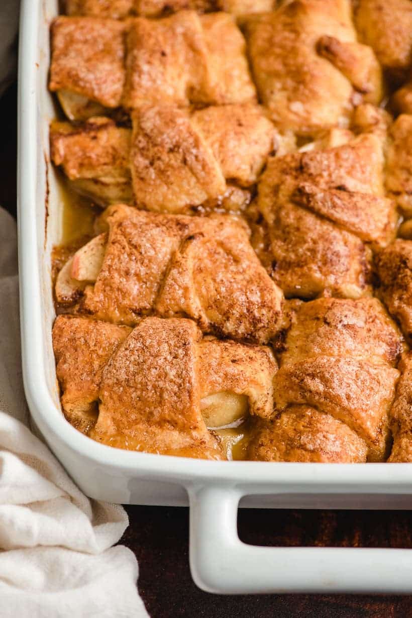 Crescent Roll Apple Dumplings