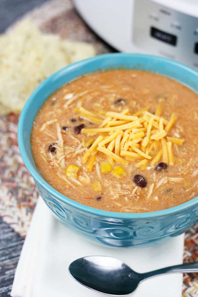 Crockpot Chicken Taco Soup