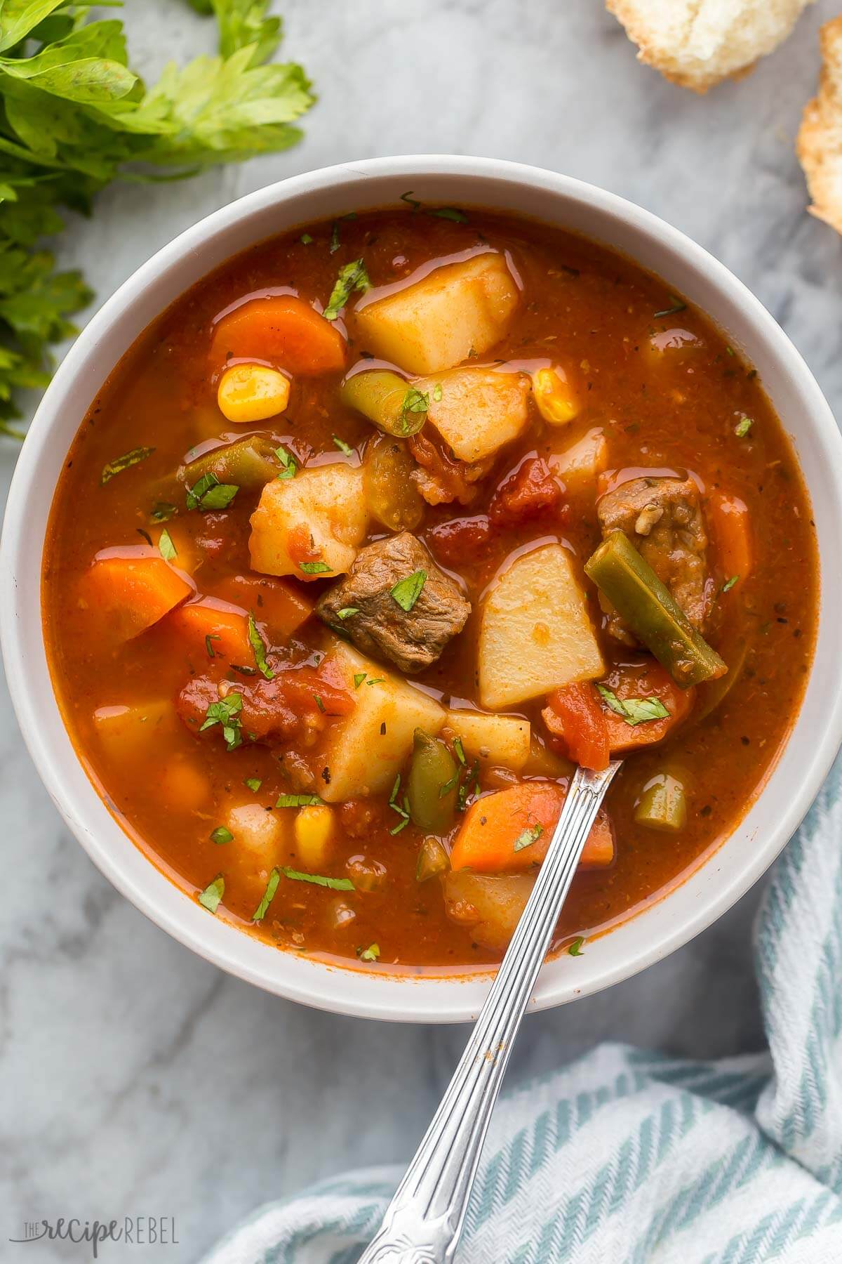 Crockpot Vegetable Beef Soup