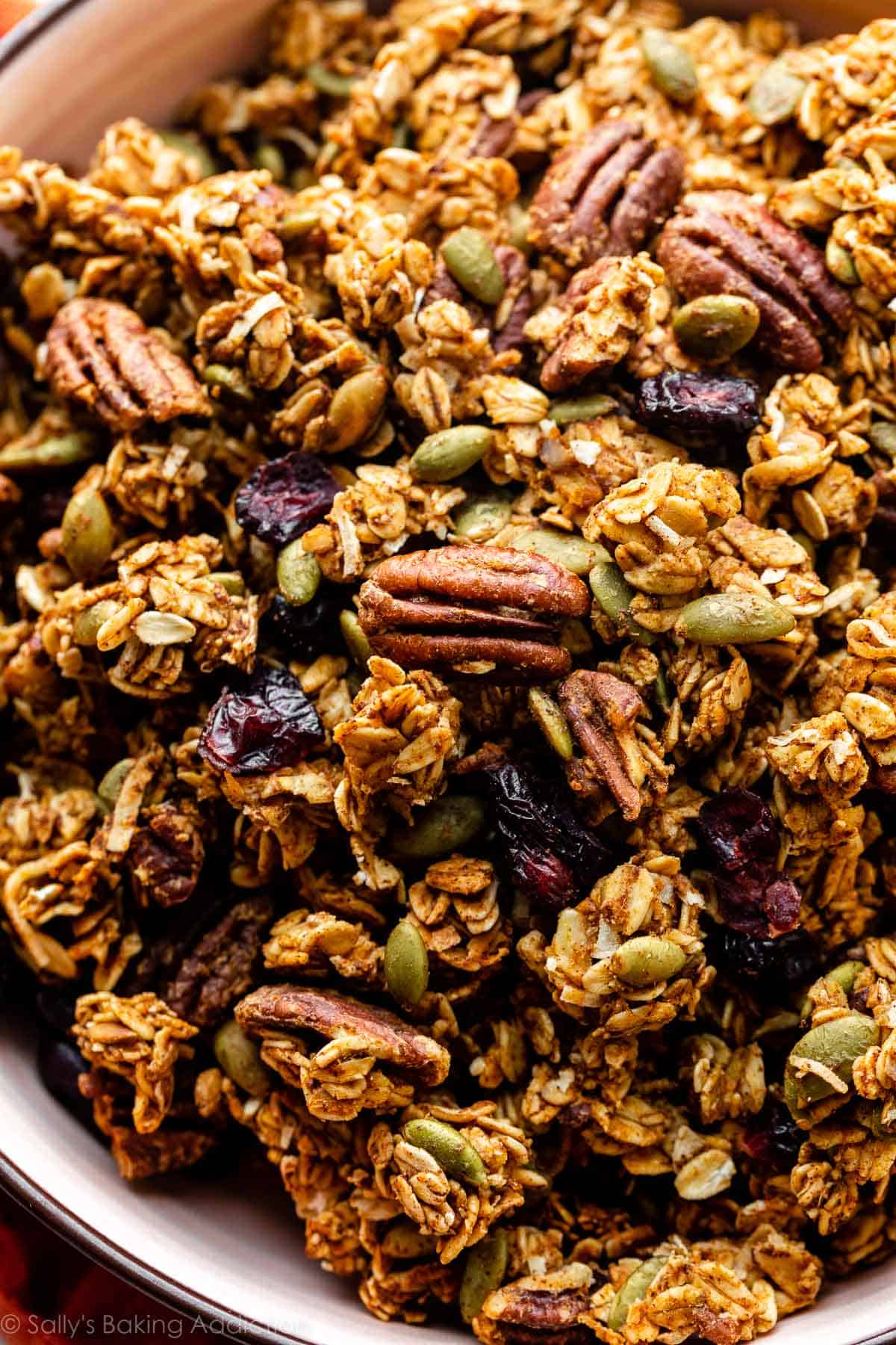 Crunchy Pumpkin Spice Granola