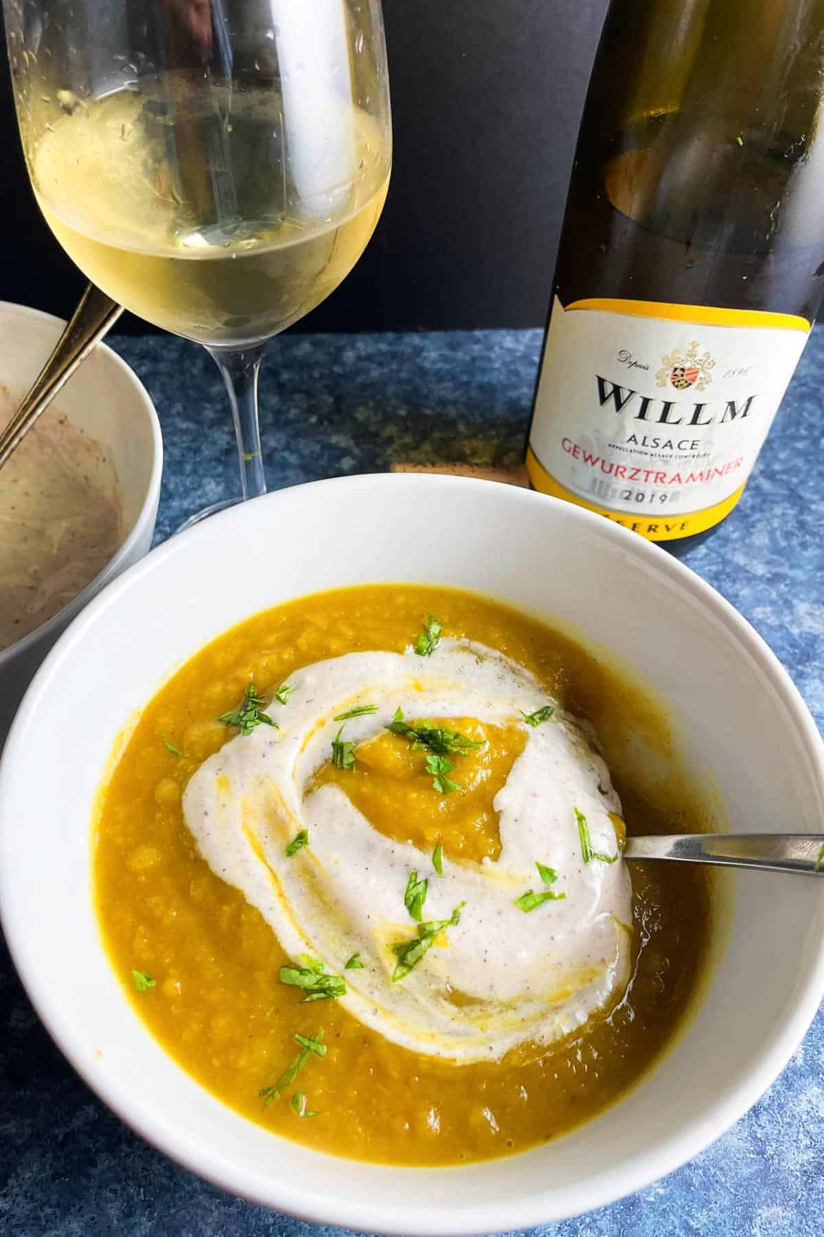 Curried Acorn Squash Soup